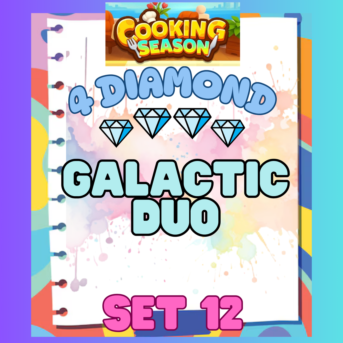 GALACTIC DUO - 4⭐ Set 12 - Carnival Tycoon Sticker