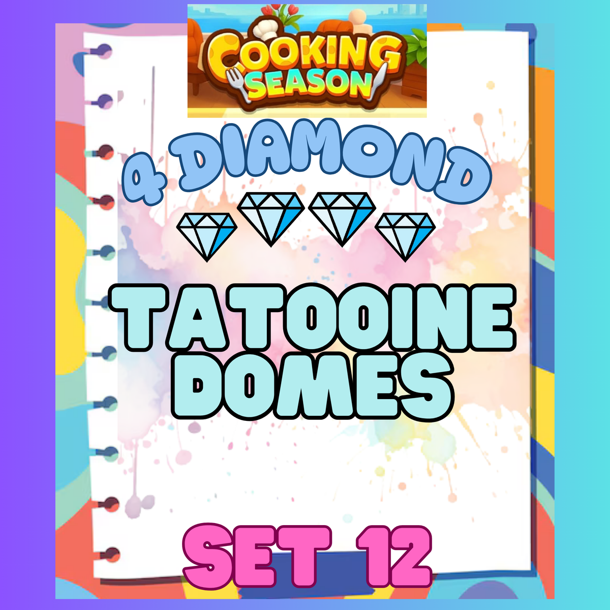 TATOOINE DOMES - 4⭐ Set 12 - Carnival Tycoon Sticker