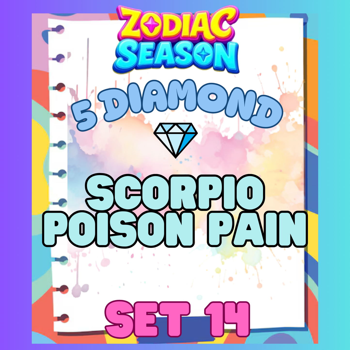 SCORPIO POISON PAIN - 5⭐ Set 14 - Carnival Tycoon Sticker