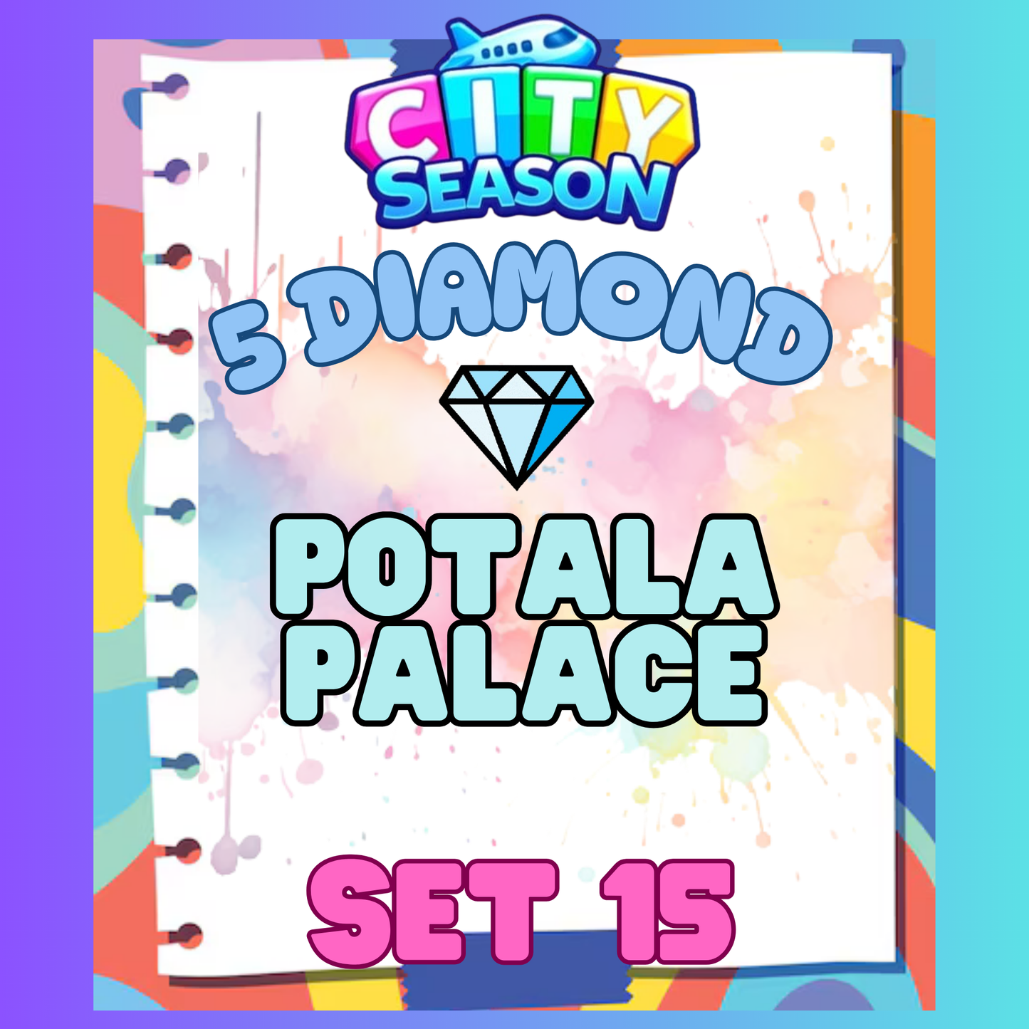 POTALA PALACE - 5⭐ Set 15 - Carnival Tycoon Sticker