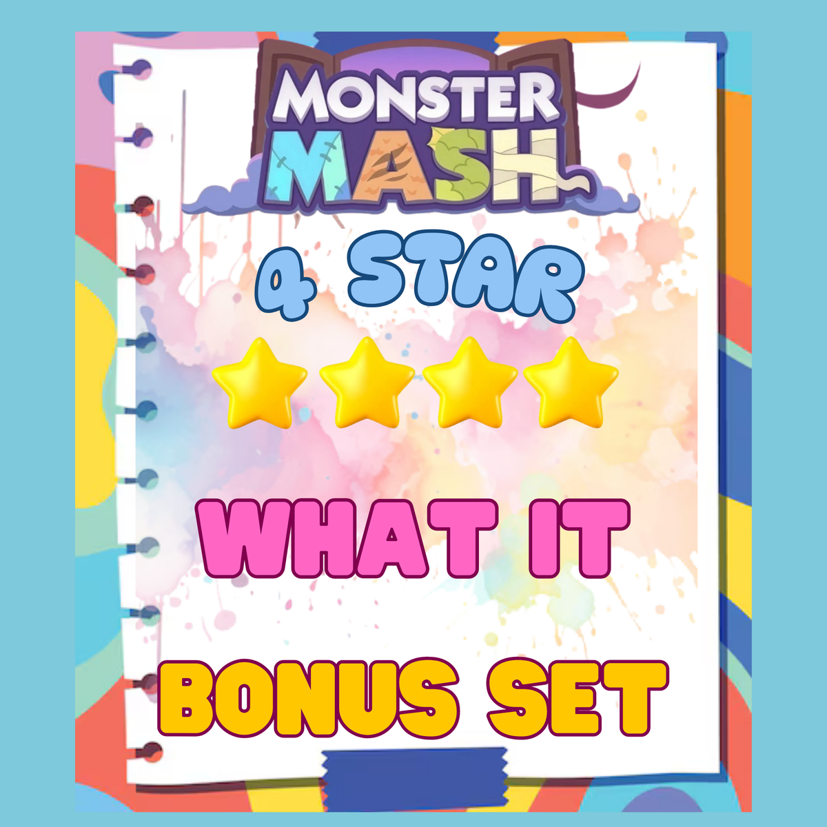 WHAT IT - BONUS SET