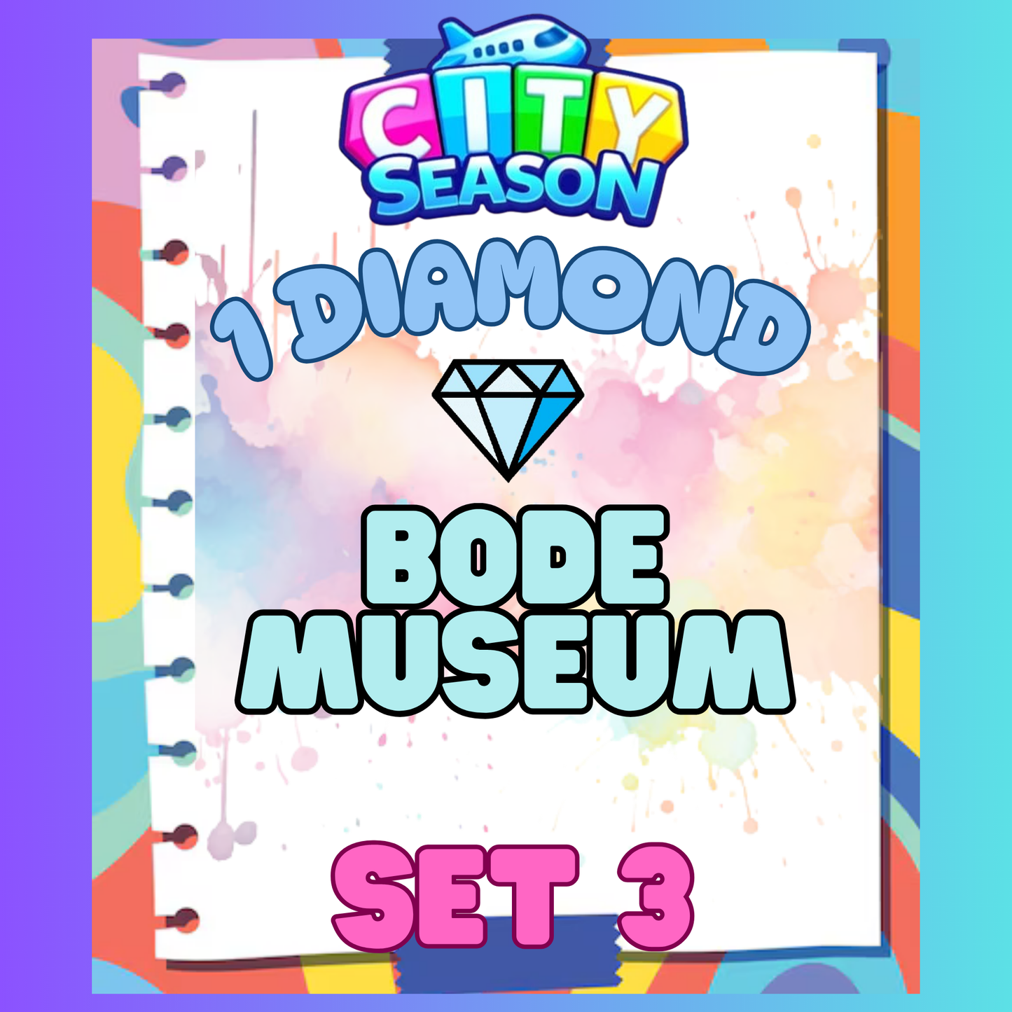 BODE MUSEUM - 1⭐ Set 3 - Carnival Tycoon Sticker