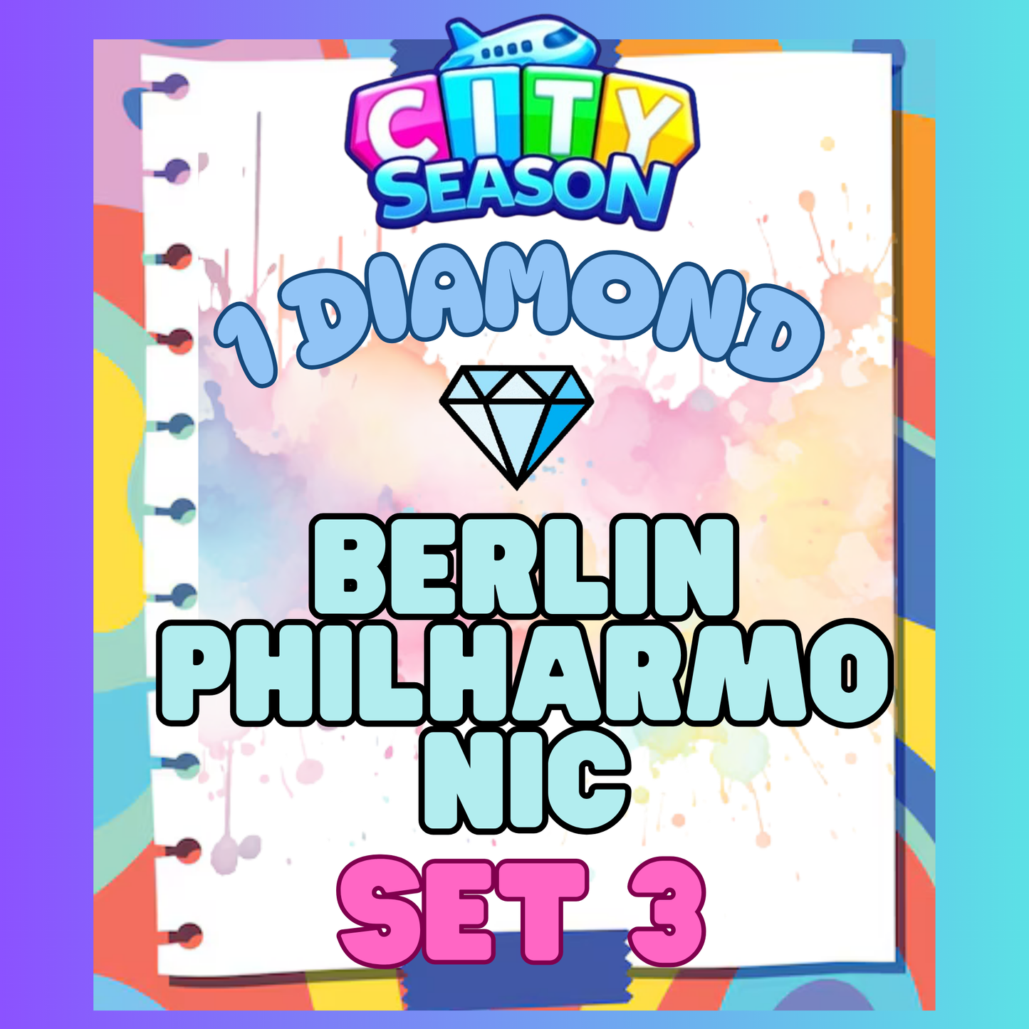 BERLIN PHILHARMONIC - 1⭐ Set 3 - Carnival Tycoon Sticker