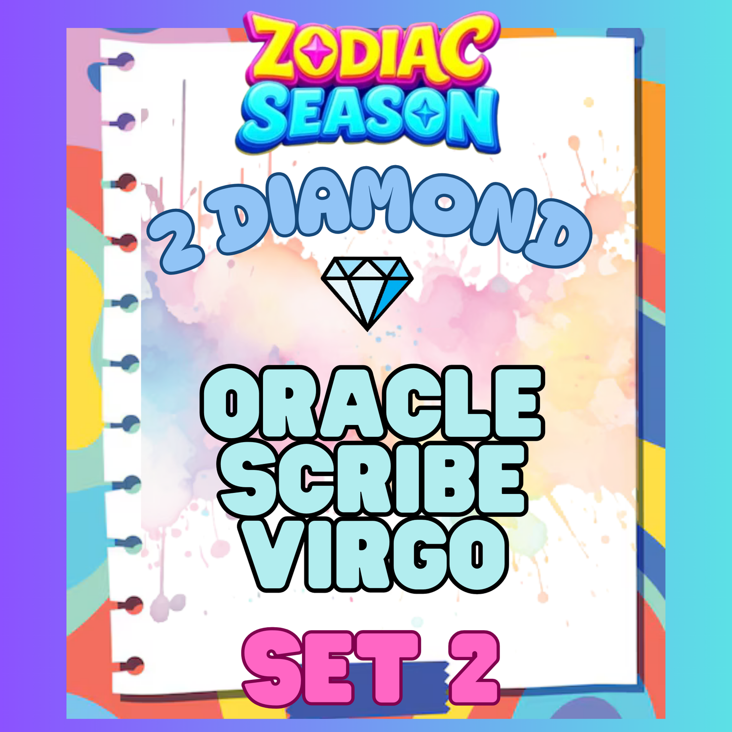 ORACLE SCRIBE VIRGO - 2⭐ Set 2 - Carnival Tycoon Sticker