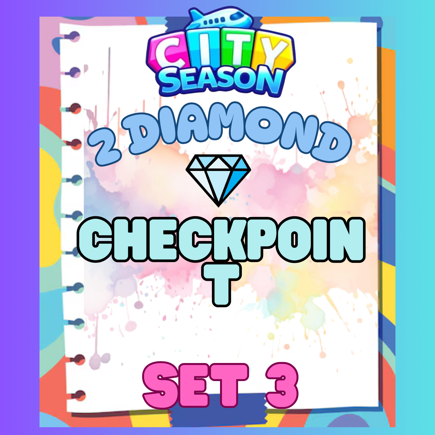 CHECKPOINT - 2⭐ Set 3 - Carnival Tycoon Sticker