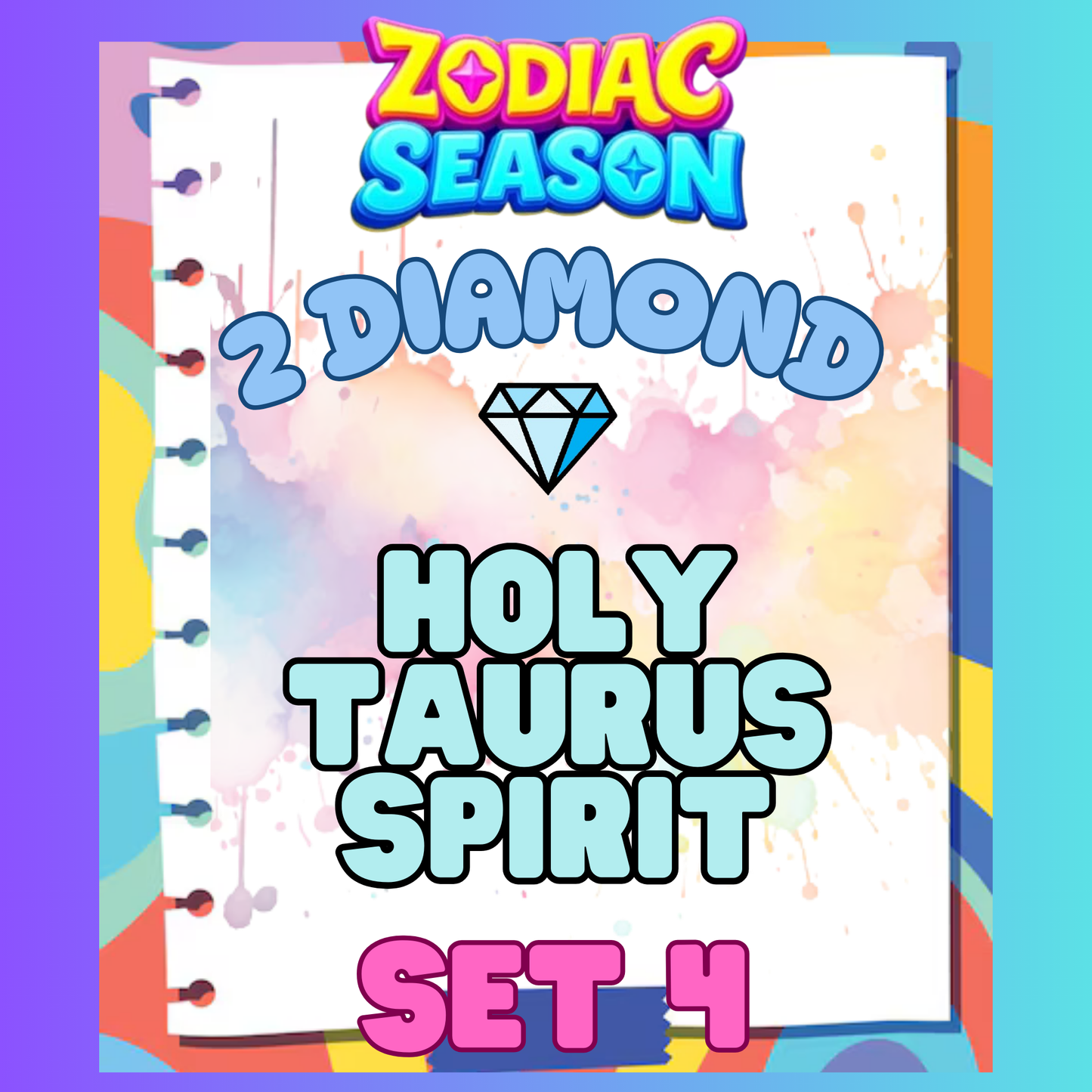 HOLY TAURUS SPIRIT - 2⭐ Set 4 - Carnival Tycoon Sticker