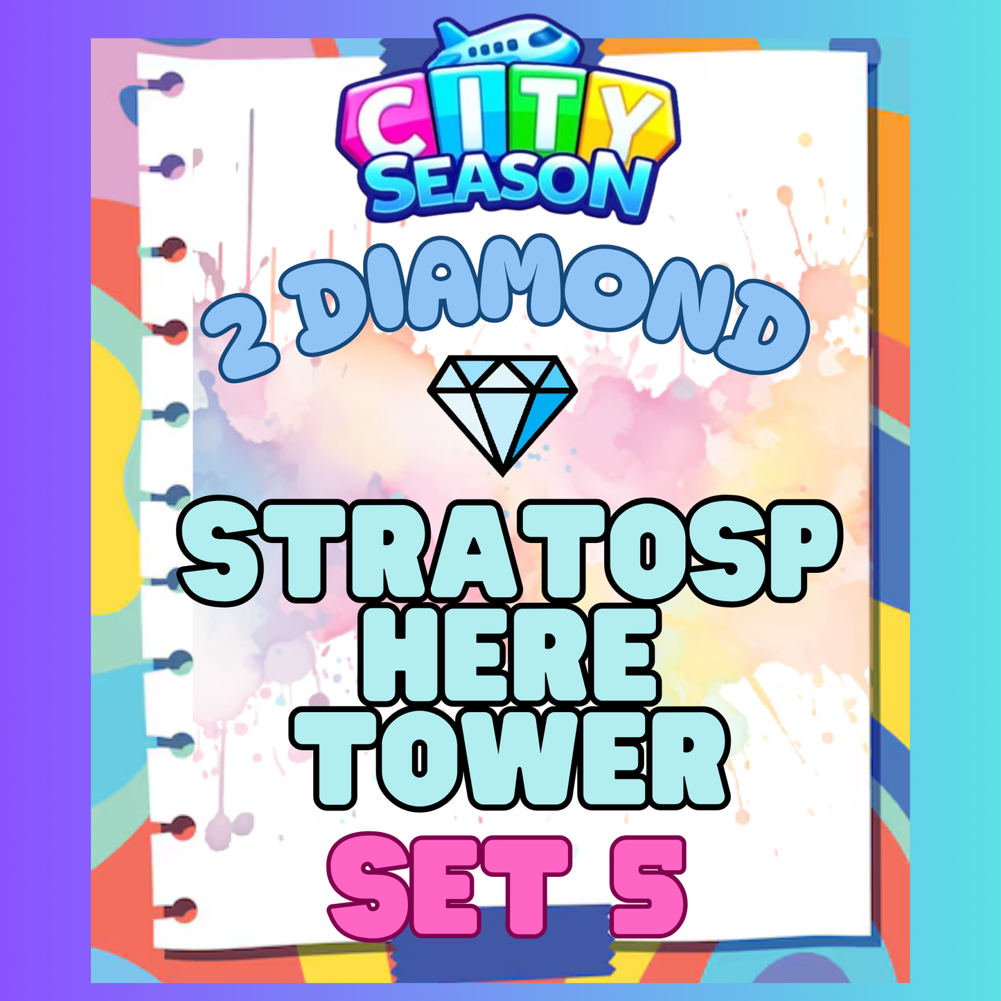 STRATOSPHERE TOWER - 2⭐ Set 5 - Carnival Tycoon Sticker