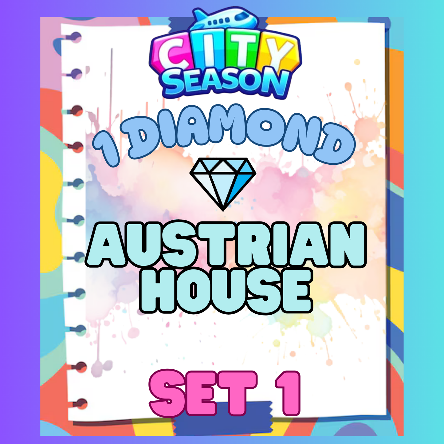 AUSTRIAN HOUSE - 1⭐ Set 1 - Carnival Tycoon Sticker