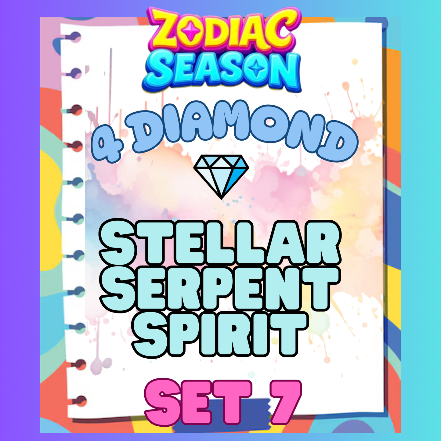 STELLAR SERPENT SPIRIT - 4⭐ Set 7 - Carnival Tycoon Sticker