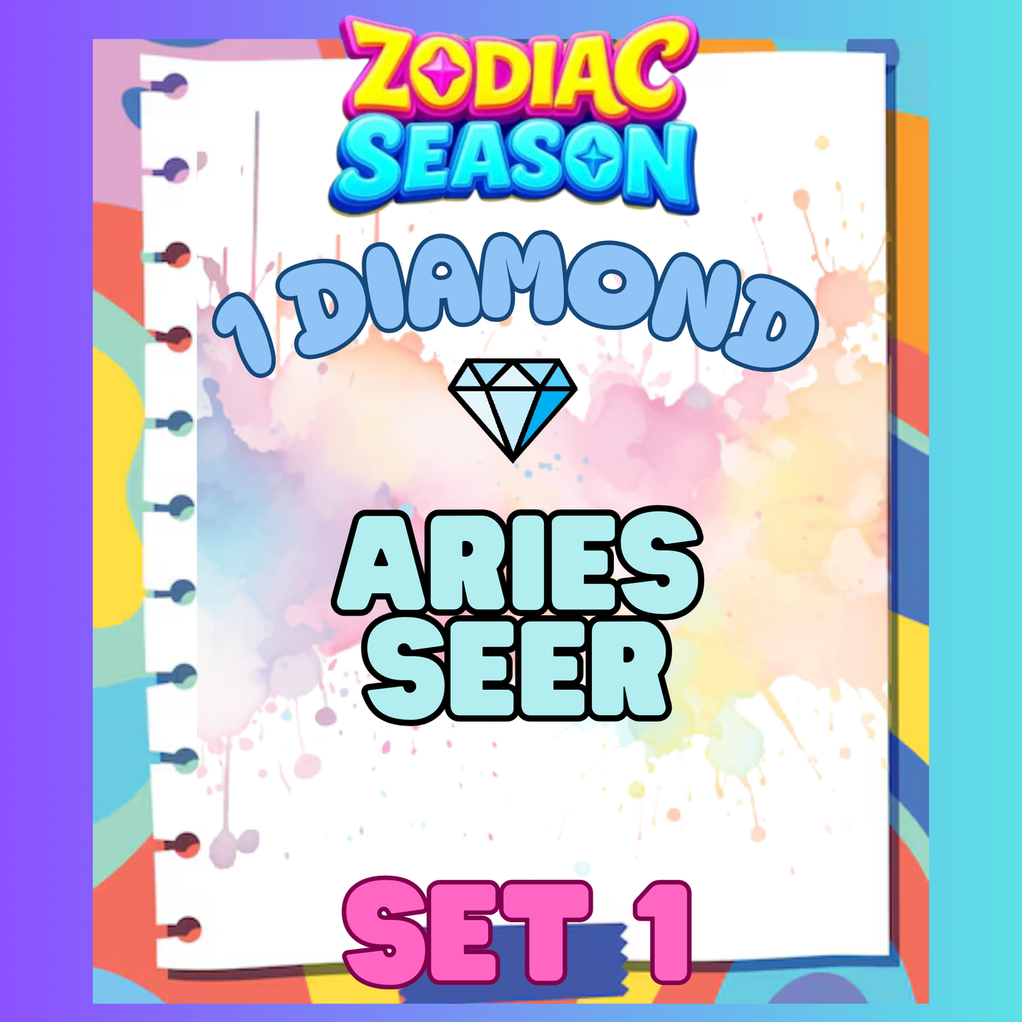 ARIES SEER - 1⭐ Set 1 - Carnival Tycoon Sticker
