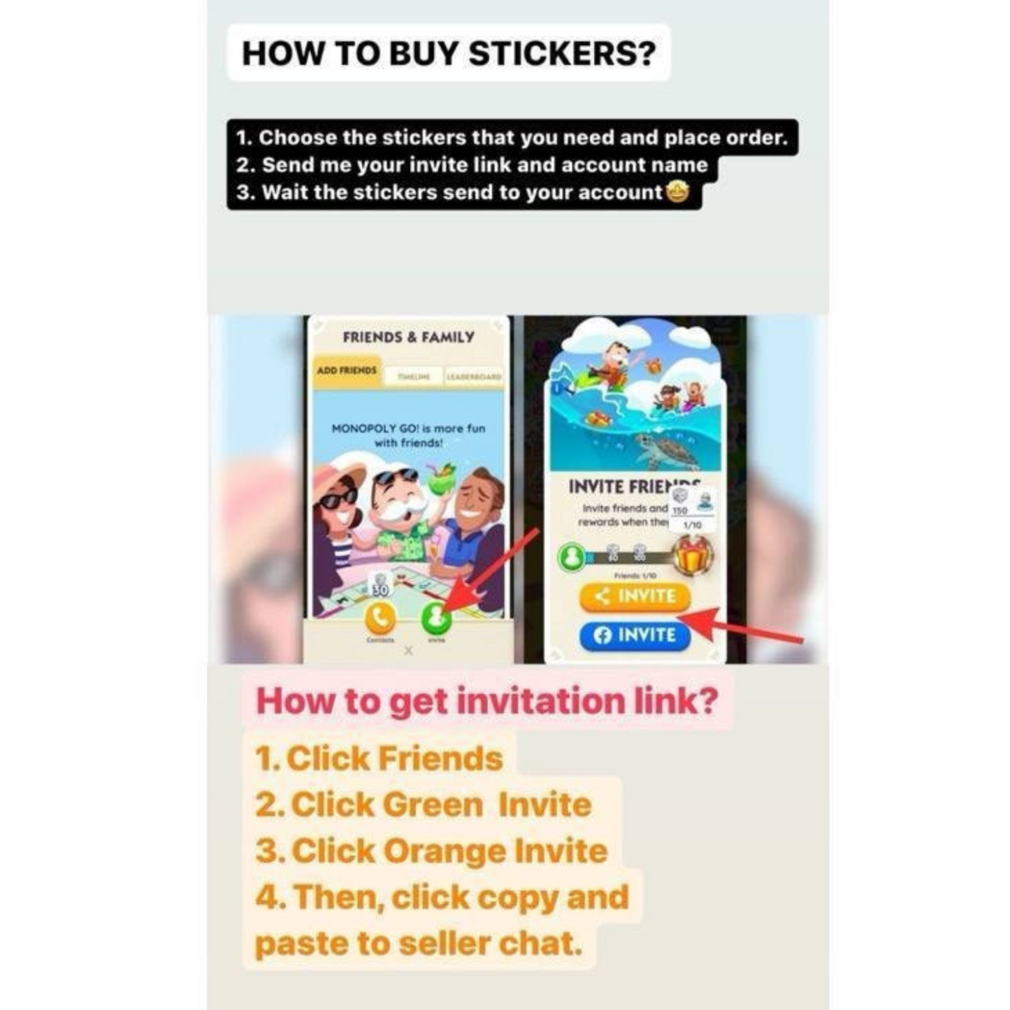 MONOPOLY GO STICKER