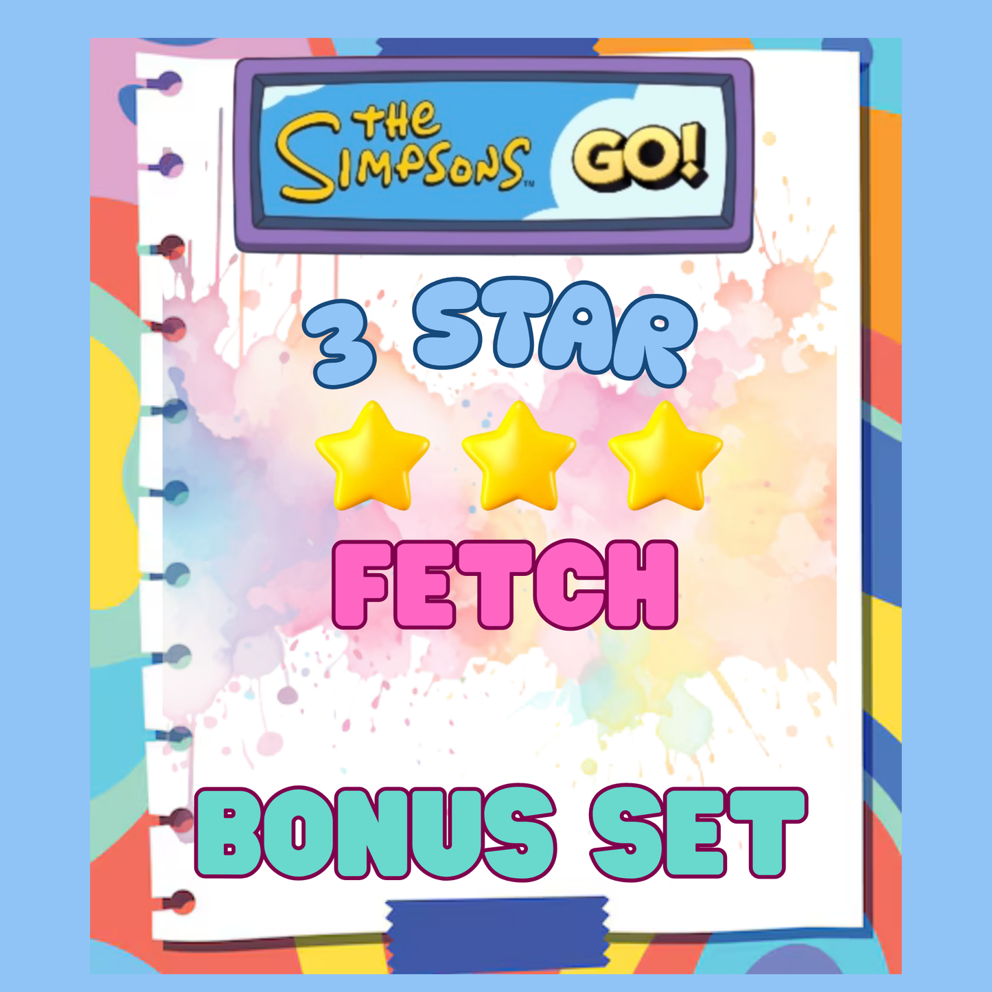 FETCH - 3🌟 BONUS SET - Monopoly Go Sticker