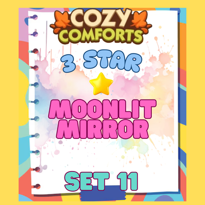 MOONLIT MIRROR - 3🌟 Set 11 - Monopoly Go Sticker
