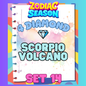 SCORPIO VOLCANO - 4⭐ Set 14 - Carnival Tycoon Sticker