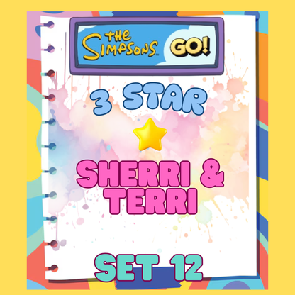 SHERRI & TERRI - 3🌟 Set 12 - Monopoly Go Sticker