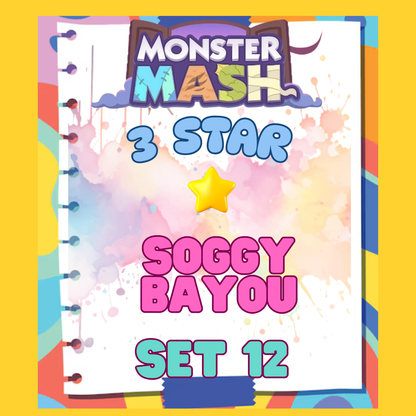 SOGGY BAYOU - 3🌟 Set 12 - Monopoly Go Sticker
