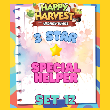 SPECIAL HELPER - 3🌟 Set 12 - Monopoly Go Sticker