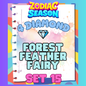 FOREST FEATHER FAIRY - 4⭐ Set 15 - Carnival Tycoon Sticker