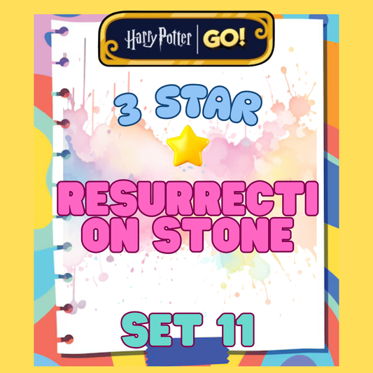 RESURRECTION STONE - 3🌟 Set 11 -  Monopoly Go Sticker