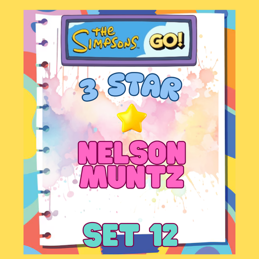 NELSON MUNTZ - 3🌟 Set 12 - Monopoly Go Sticker