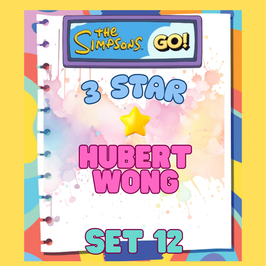 HUBERT WONG - 3🌟 Set 12 - Monopoly Go Sticker