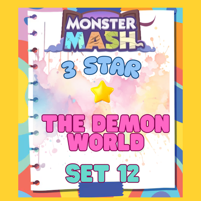 THE DEMON WORLD - 3🌟 Set 12 - Monopoly Go Sticker