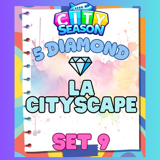 LA CITYSCAPE - 5⭐ Set 9 - Carnival Tycoon Sticker