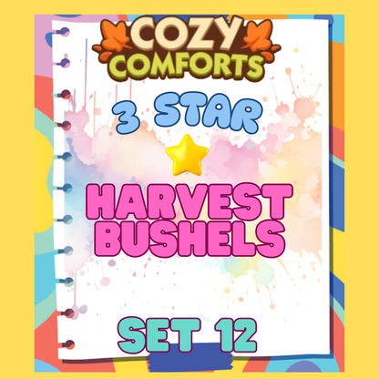 HARVEST BUSHELS - 3🌟 Set 12 - Monopoly Go Sticker