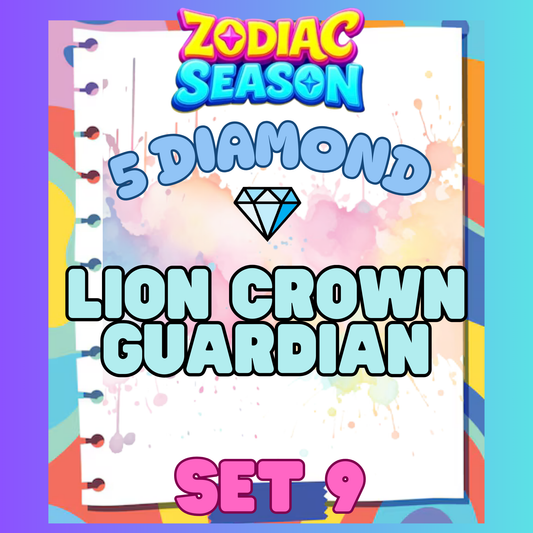 LION CROWN GUARDIAN - 5⭐ Set 9 - Carnival Tycoon Sticker