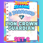 LION CROWN GUARDIAN - 5⭐ Set 9 - Carnival Tycoon Sticker