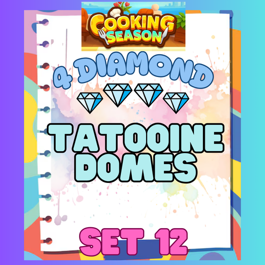TATOOINE DOMES - 4⭐ Set 12 - Carnival Tycoon Sticker