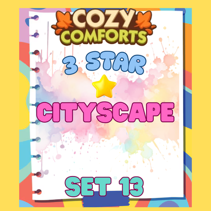 CITYSCAPE - 3🌟 Set 13 - Monopoly Go Sticker