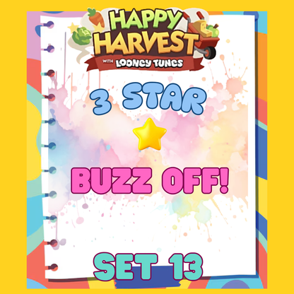 BUZZ OFF! - 3🌟 Set 13 - Monopoly Go Sticker