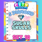 SUGAR SKULLS - 5⭐ Set 10 - Carnival Tycoon Sticker