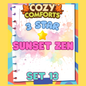 SUNSET ZEN - 3🌟 Set 13 - Monopoly Go Sticker