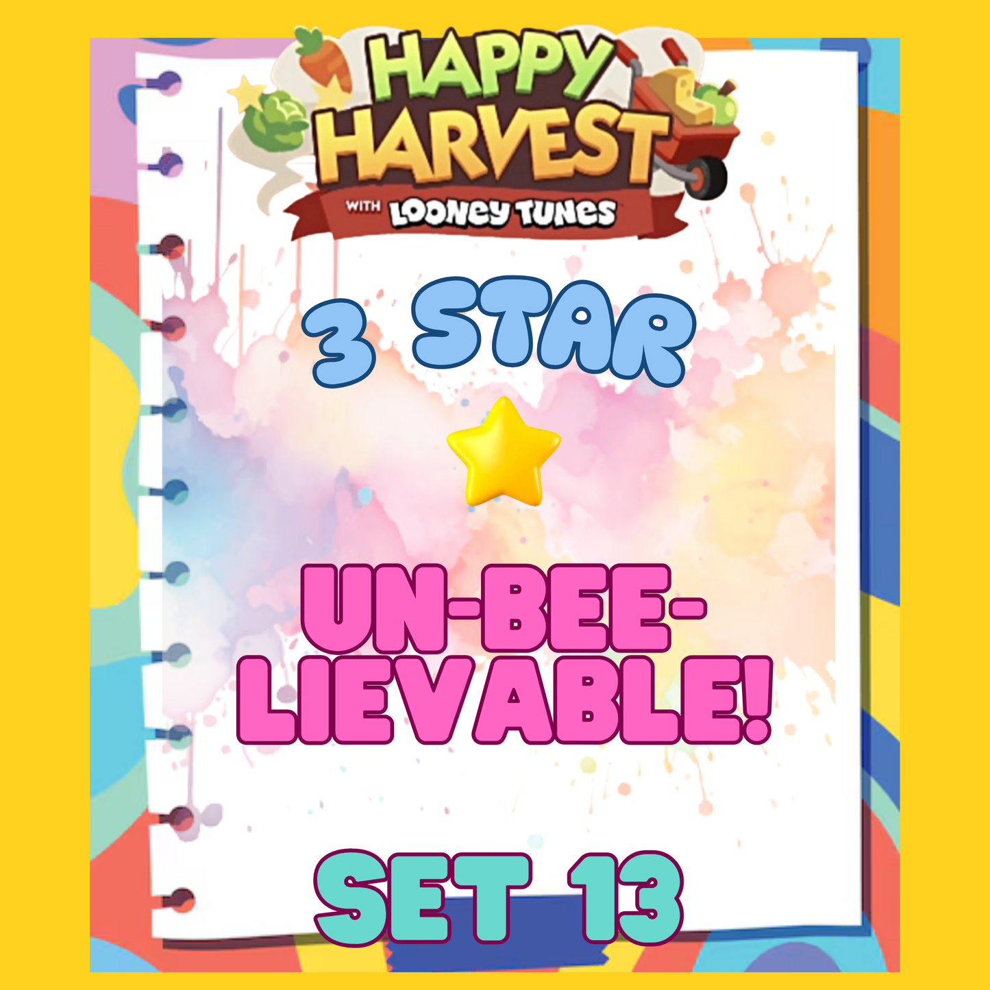 UN-BEE-LIEVABLE! - 3🌟 Set 13 - Monopoly Go Sticker
