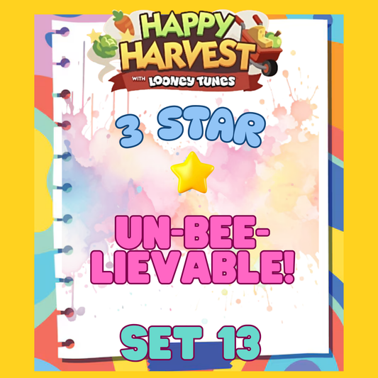 UN-BEE-LIEVABLE! - 3🌟 Set 13 - Monopoly Go Sticker