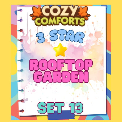 ROOFTOP GARDEN - 3🌟 Set 13 - Monopoly Go Sticker