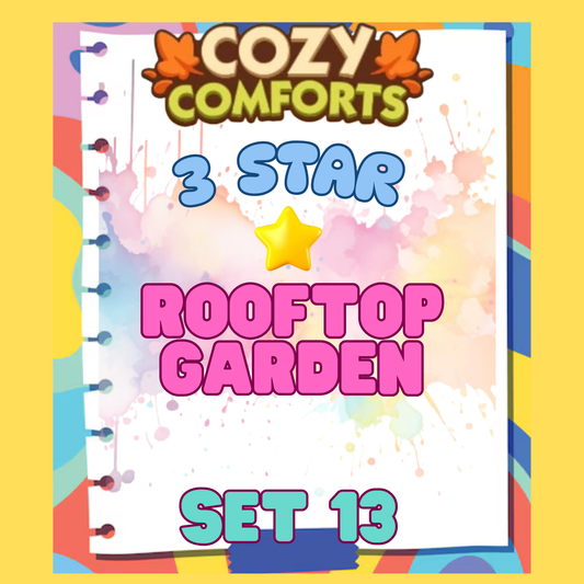 ROOFTOP GARDEN - 3🌟 Set 13 - Monopoly Go Sticker