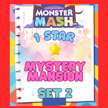 MYSTERY MANSION - 1🌟 Set 2 - Monopoly Go Sticker