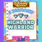 HIGHLAND WARRIOR - 3⭐ Set 13 - Carnival Tycoon Sticker