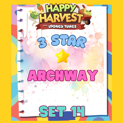 ARCHWAY - 3🌟 Set 14 - Monopoly Go Sticker