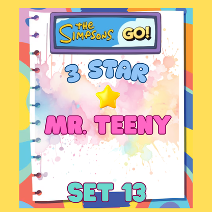 MR. TEENY - 3🌟 Set 13 - Monopoly Go Sticker