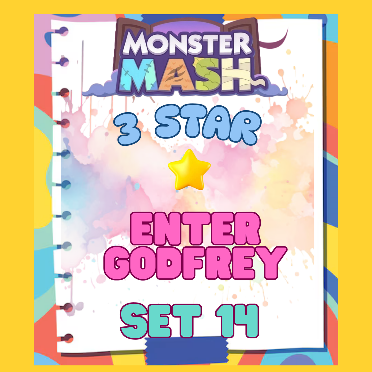 ENTER GODFREY - 3🌟 Set 14 - Monopoly Go Sticker
