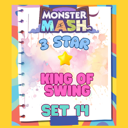 KING OF SWING - 3🌟 Set 14 - Monopoly Go Sticker