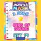 KING OF SWING - 3🌟 Set 14 - Monopoly Go Sticker
