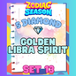 GOLDEN LIBRA SPIRIT - 5⭐ Set 13 - Carnival Tycoon Sticker
