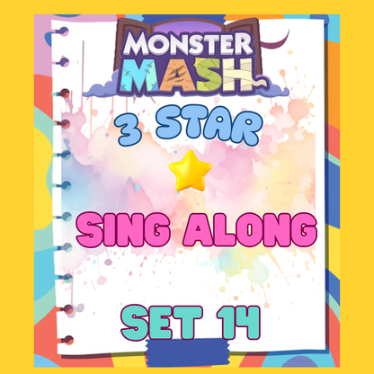 SING ALONG - 3🌟 Set 14 - Monopoly Go Sticker