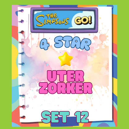 UTER ZORKER - 4🌟 Set 12 - Monopoly Go Sticker