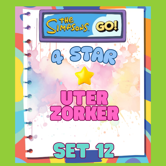 UTER ZORKER - 4🌟 Set 12 - Monopoly Go Sticker